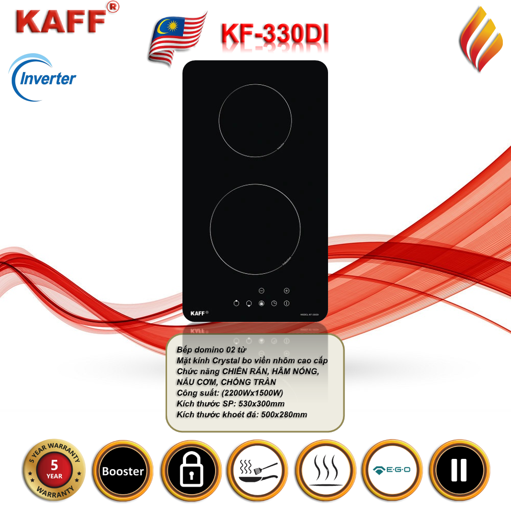 Bếp Domino Từ KAFF KF-330DI