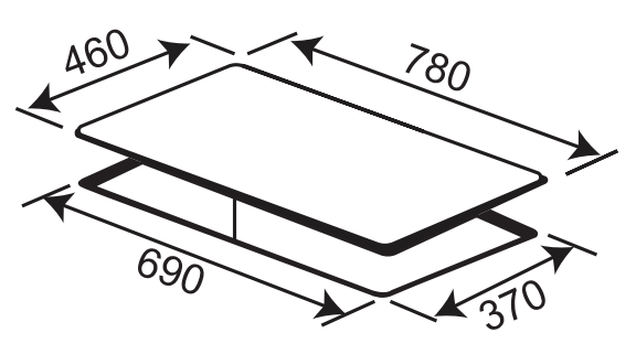 Bếp gas âm KAFF KF-690