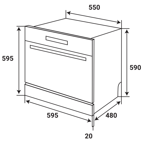 Máy Rửa Chén KAFF KF-BISW800 (08 Bộ)