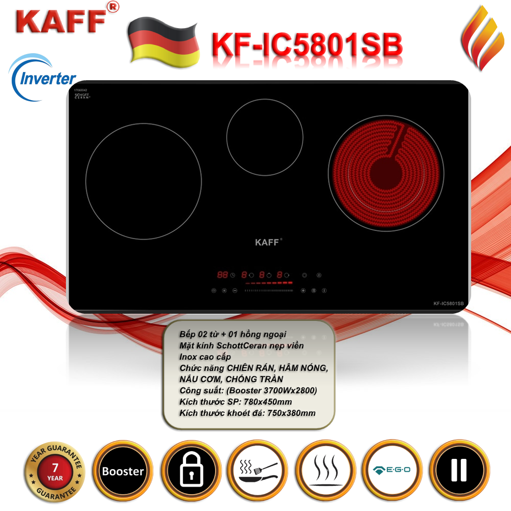 Bếp Điện Từ KAFF KF-IC5801SB