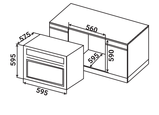 Lò nướng âm tủ KAFF KF-T90S