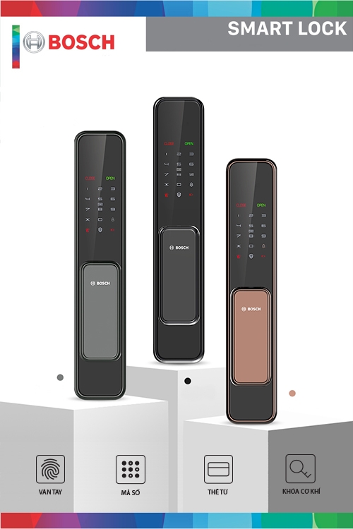 Khóa Điện Tử BOSCH EL600 EU BLACK