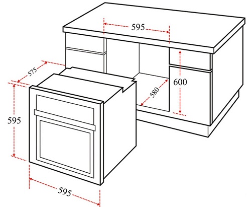 Lò Nướng CHEFS EH-BO600S