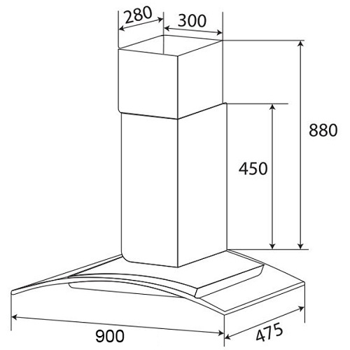 Máy Hút Mùi KAFF KF-GB902