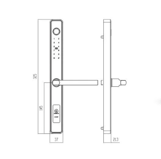 Khóa Vân Tay Khách Sạn Kassler KL-353