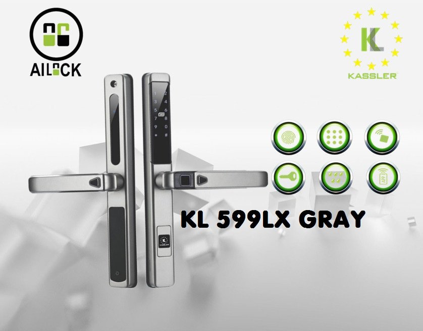 Khóa Điện Tử KASSLER KL-599LX GRAY APP