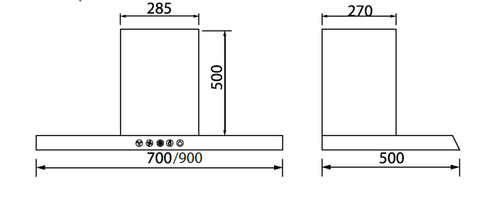Máy Hút Mùi LATINO LT-T05/70