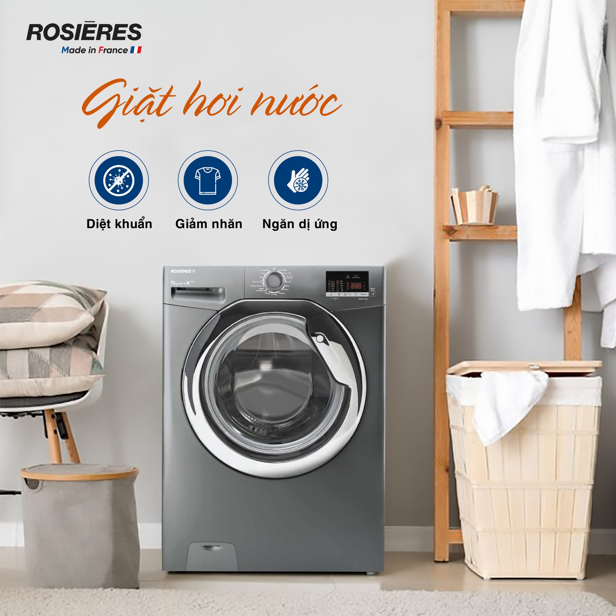 Máy Giặt Rosieres RILS121132DCR-04