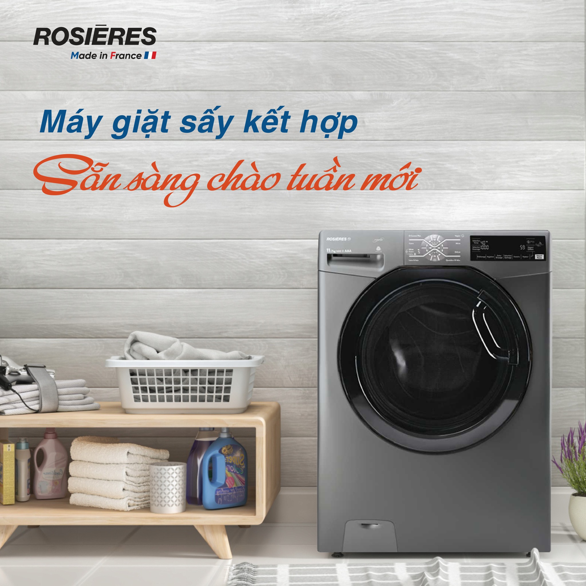 Máy Giặt Sấy Rosieres RILSW4117TAHBR-4