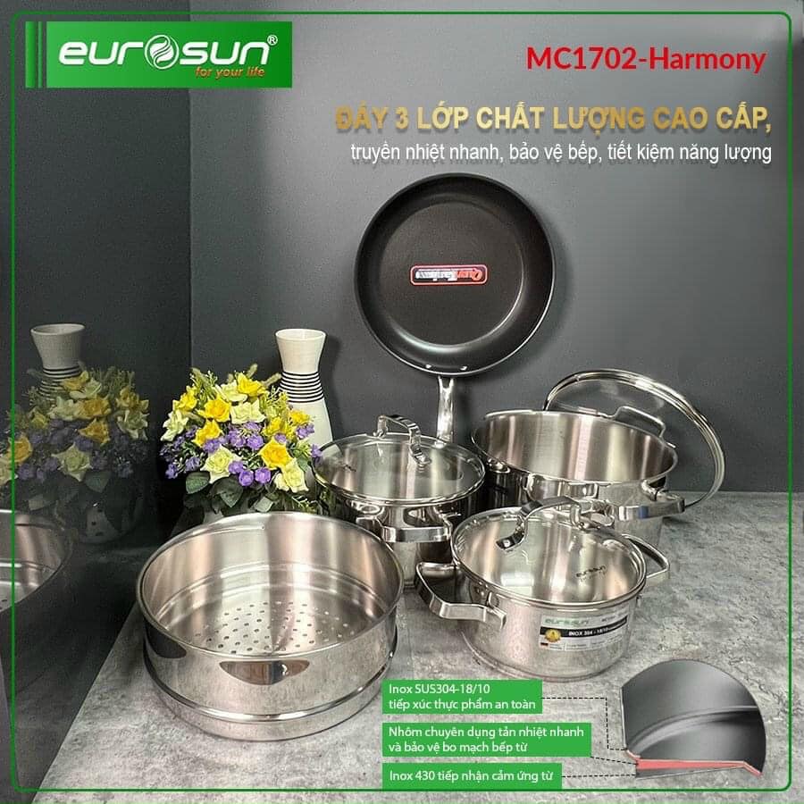 Bộ Nồi Eurosun MC1702 Harmony