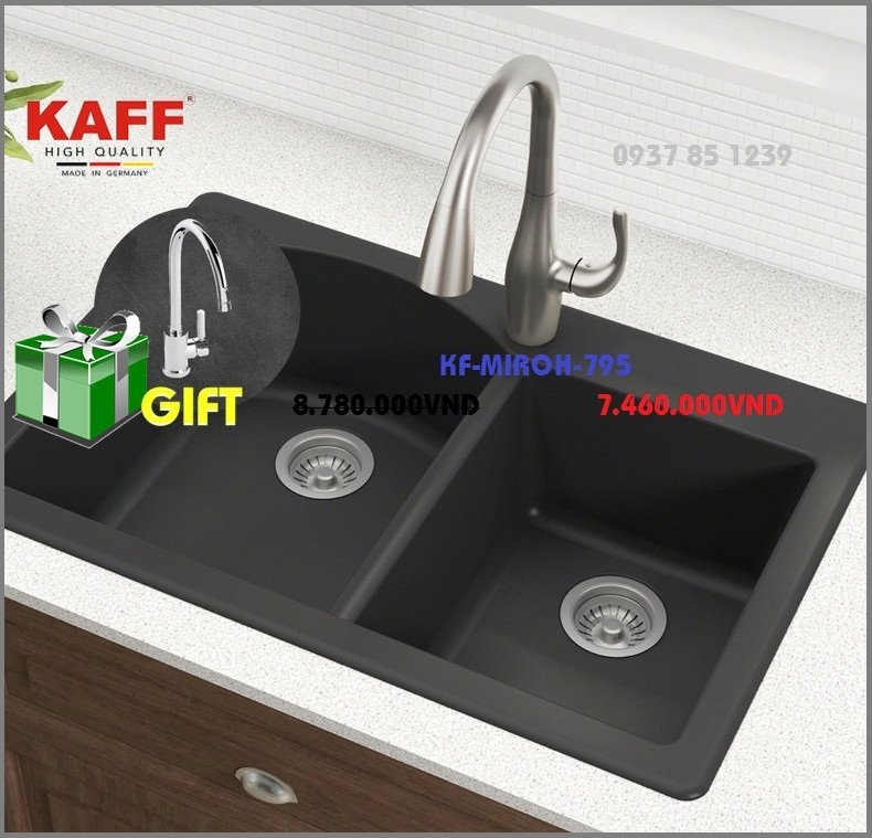 Chậu rửa KAFF GRANITE KAFF KF-MIROH-795