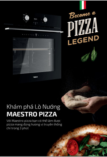 Lò Nướng Teka MAESTRO PIZZA HLB 8510 P