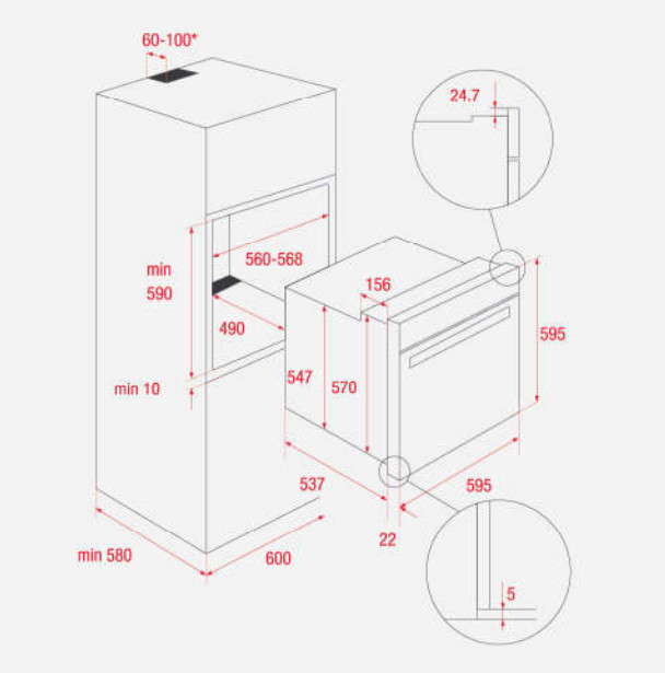 Lò Nướng Teka MAESTRO PIZZA HLB 8510 P