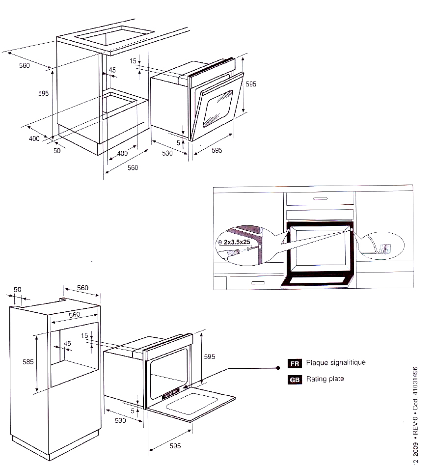 Lò Nướng Rosieres RFI4064MIN
