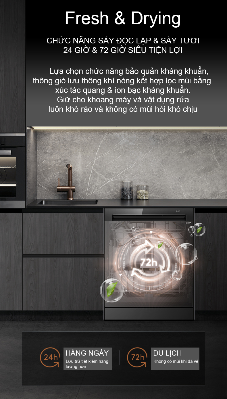 MÁY RỬA BÁT EUROSUN SMS82EU88B