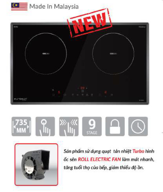 Bếp Điện Từ EUROSUN EU-TE226 Pro