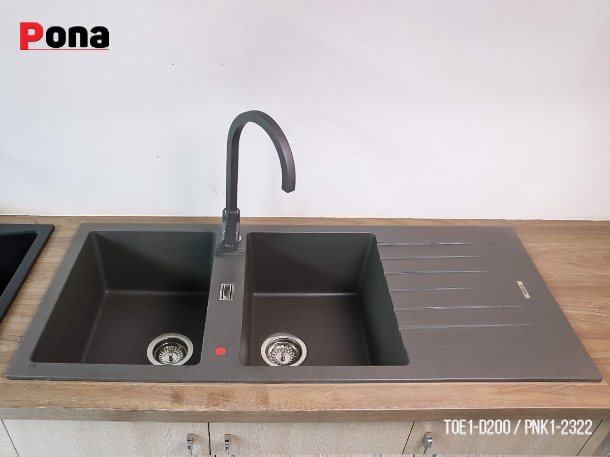 Chậu Rửa PONA TOE1-D200/Mitallico