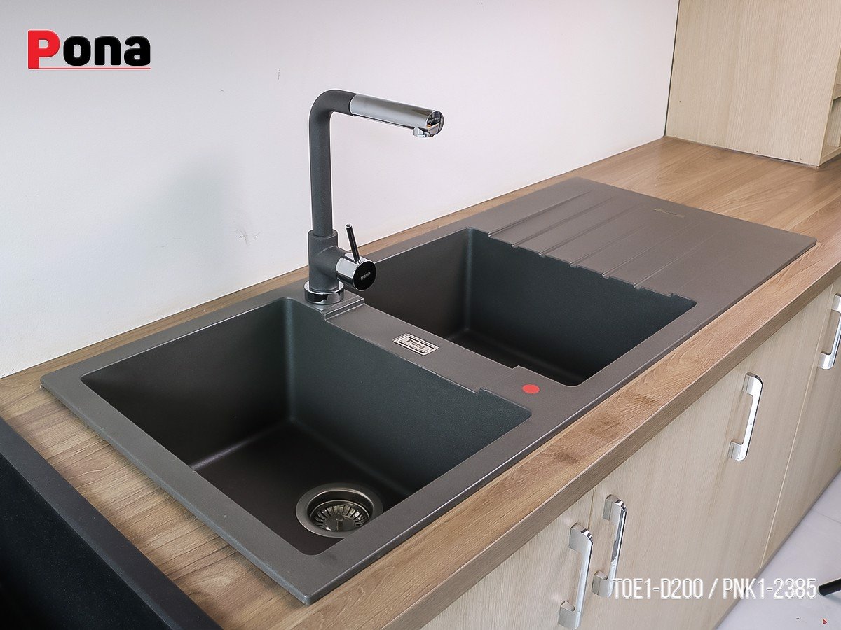 Chậu Rửa PONA TOE1-D200/Mitallico