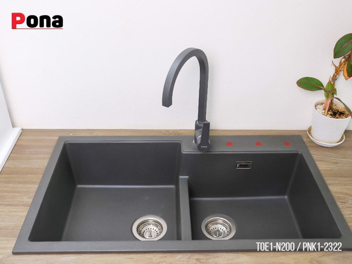 Chậu Rửa PONA TOE1-N200/Metallico