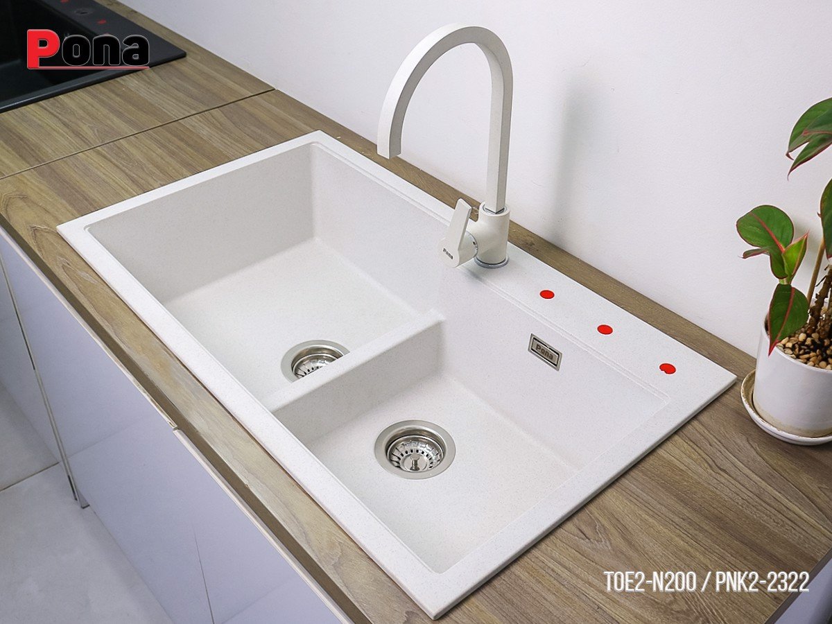 Chậu Rửa PONA TOE2-N200/Bianca