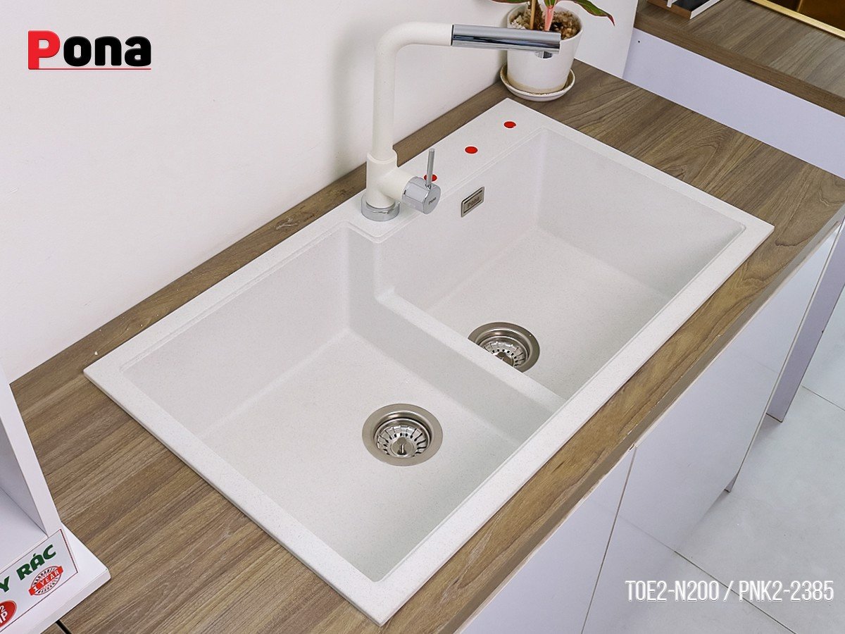 Chậu Rửa PONA TOE2-N200/Bianca
