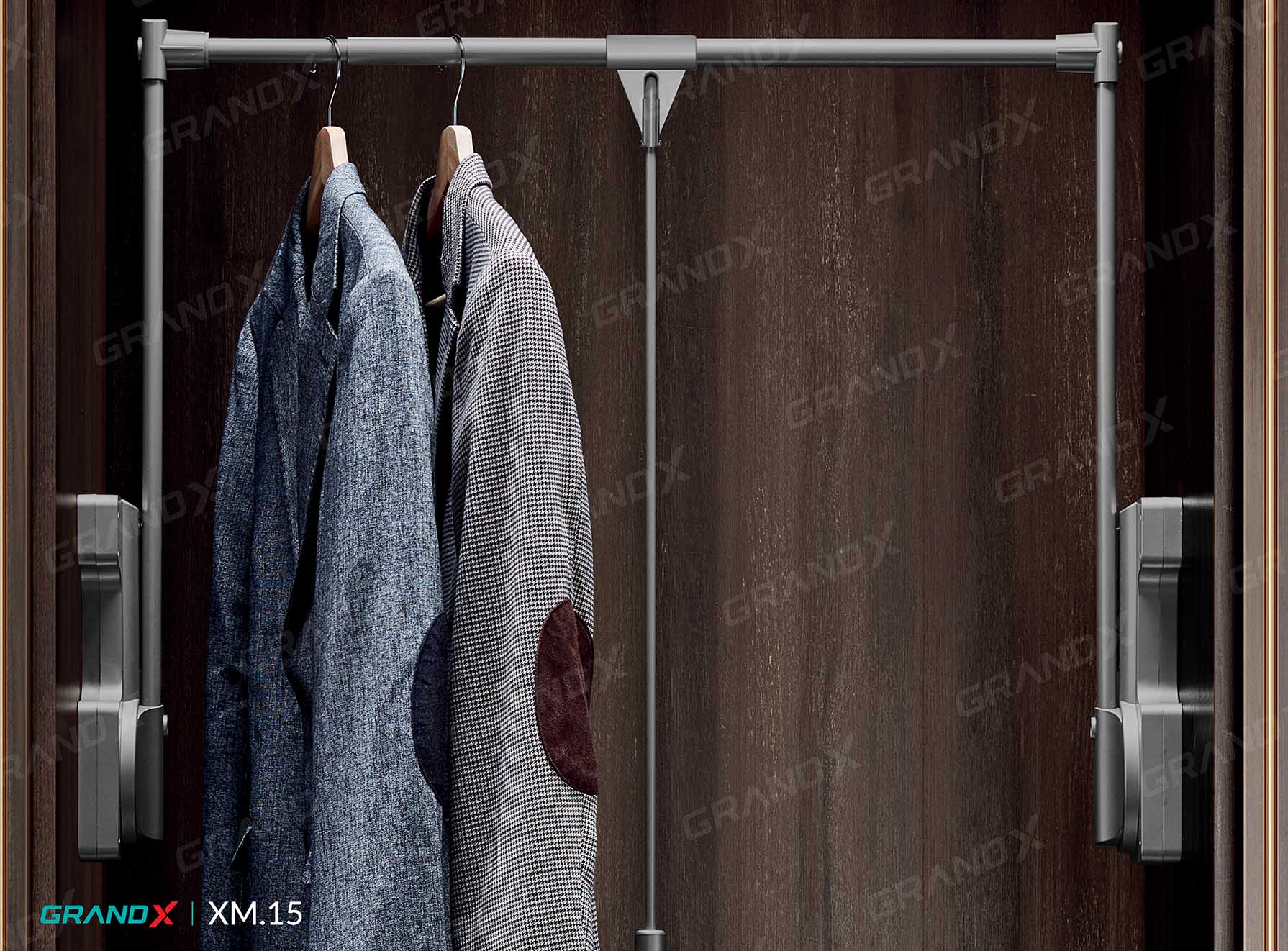 Giá Nâng Hạ Cơ Treo Quần Áo GrandX XM.15