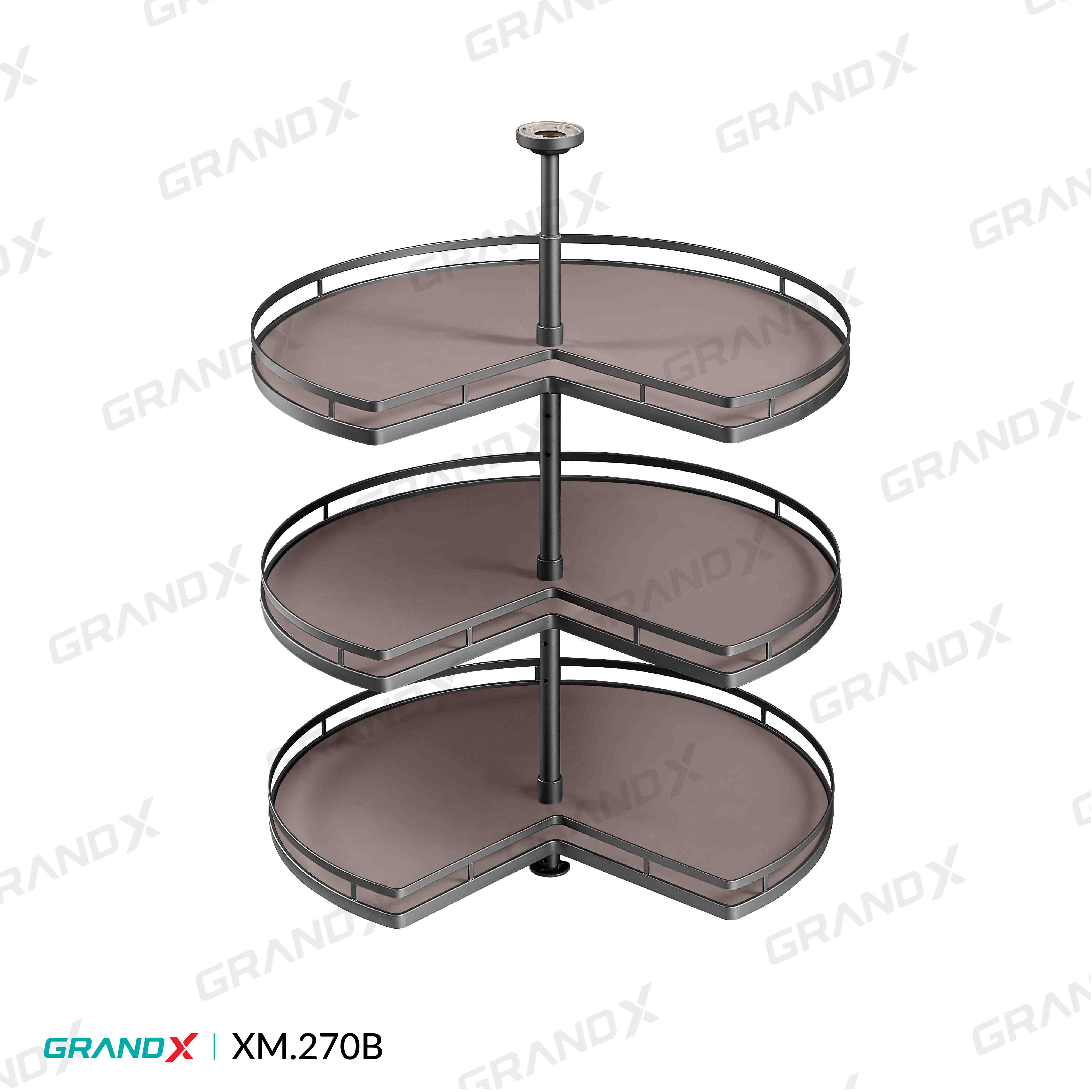 Kệ Góc 270° 3 Tầng GrandX XM.270B