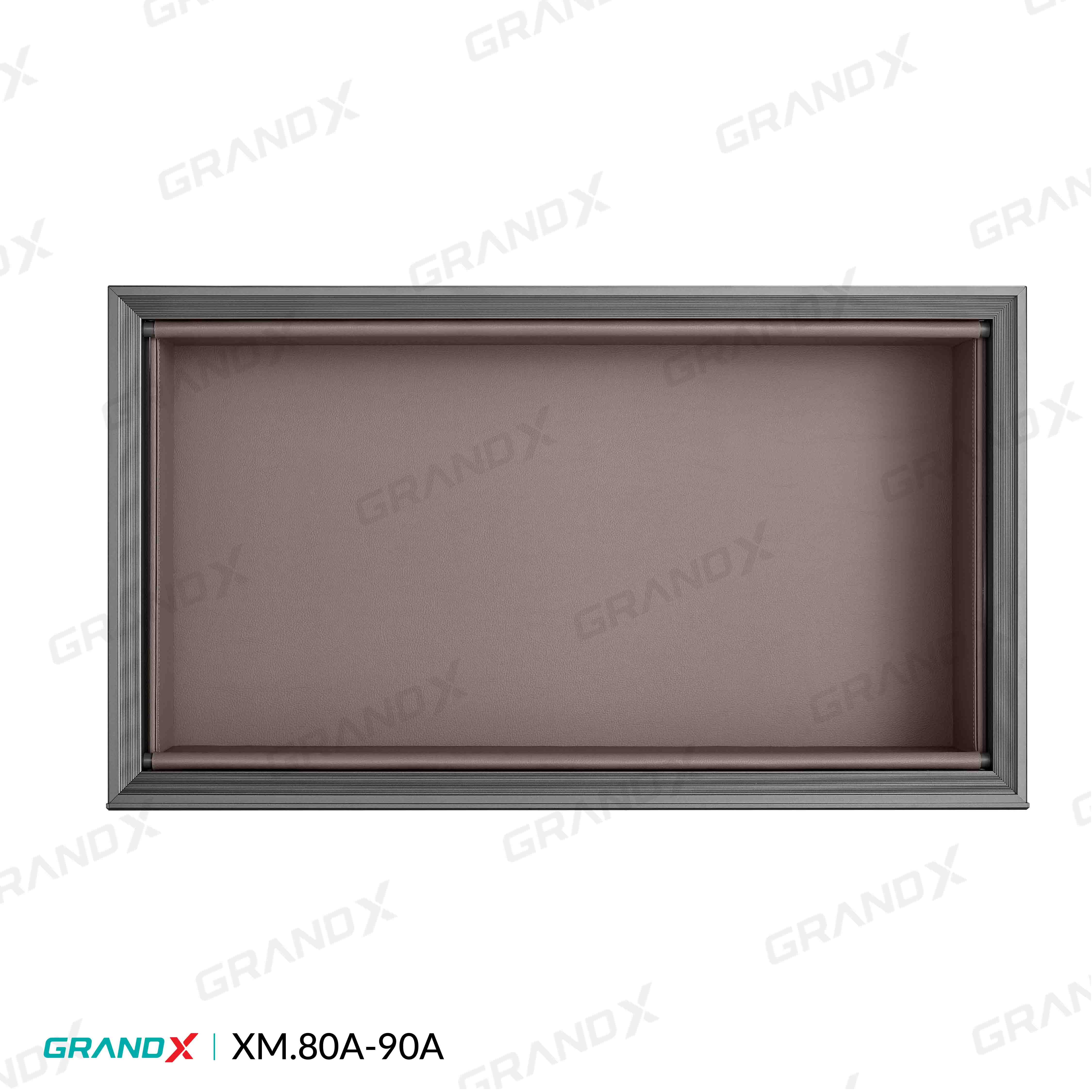 Ngăn Kéo Đựng Quần Áo Bọc Da Cao Cấp - High Class Grey GrandX XM.80A