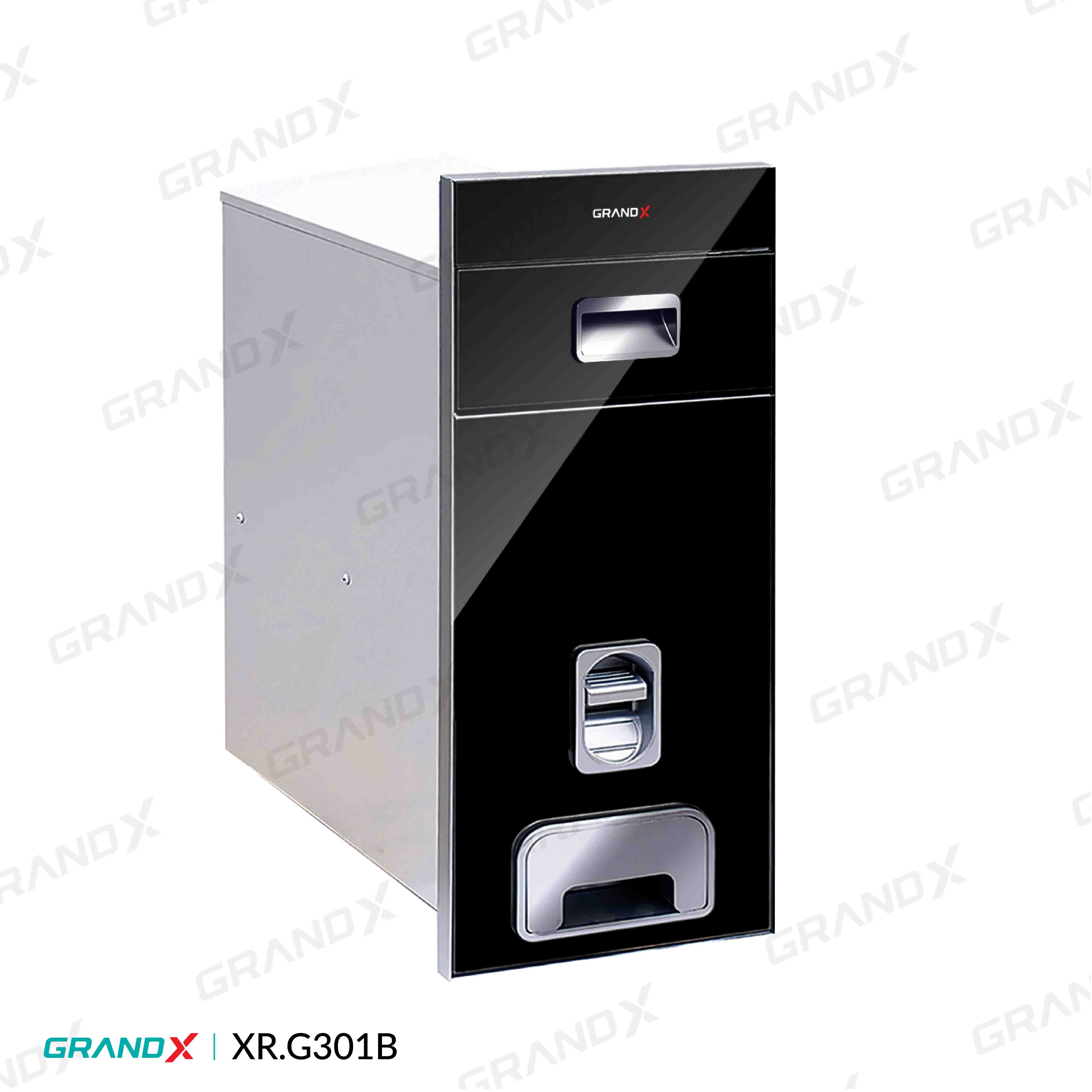 Thùng Gạo Mặt Kính Cường Lực GrandX XR.G301B
