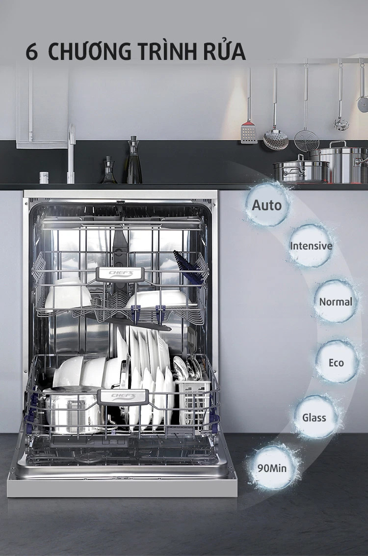 Máy Rửa Chén CHEFS EH-DW401E