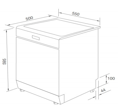 Máy Rửa Chén TOMATE TOM 4301-W08