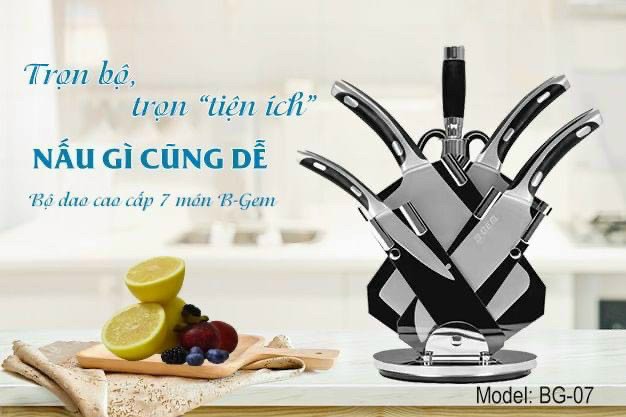 Bộ Dao Inox ITALIA B-GEM BG-07