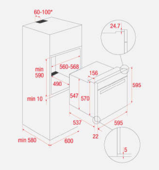 Lò Nướng Teka MAESTRO HLB 8400 BK