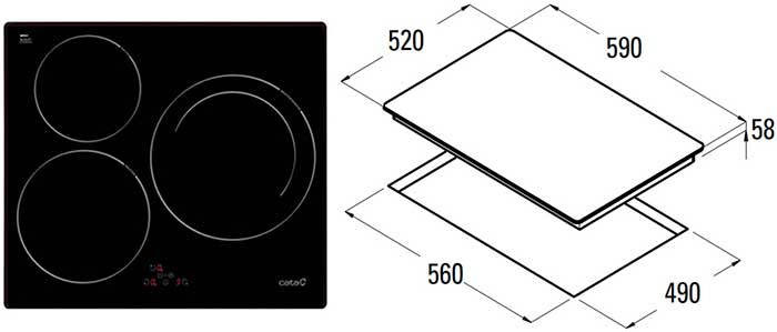 Bếp Từ CATA IB 633 X