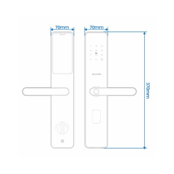 Khóa Điện Tử SHARP T1-B