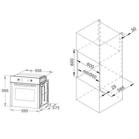 Lò Nướng FRANKE FO30012 86 M XS (116.0287.916)