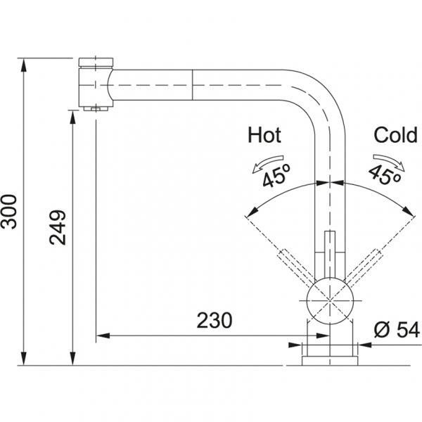 Vòi Rửa FRANKE CT 191S (115.0480.042)