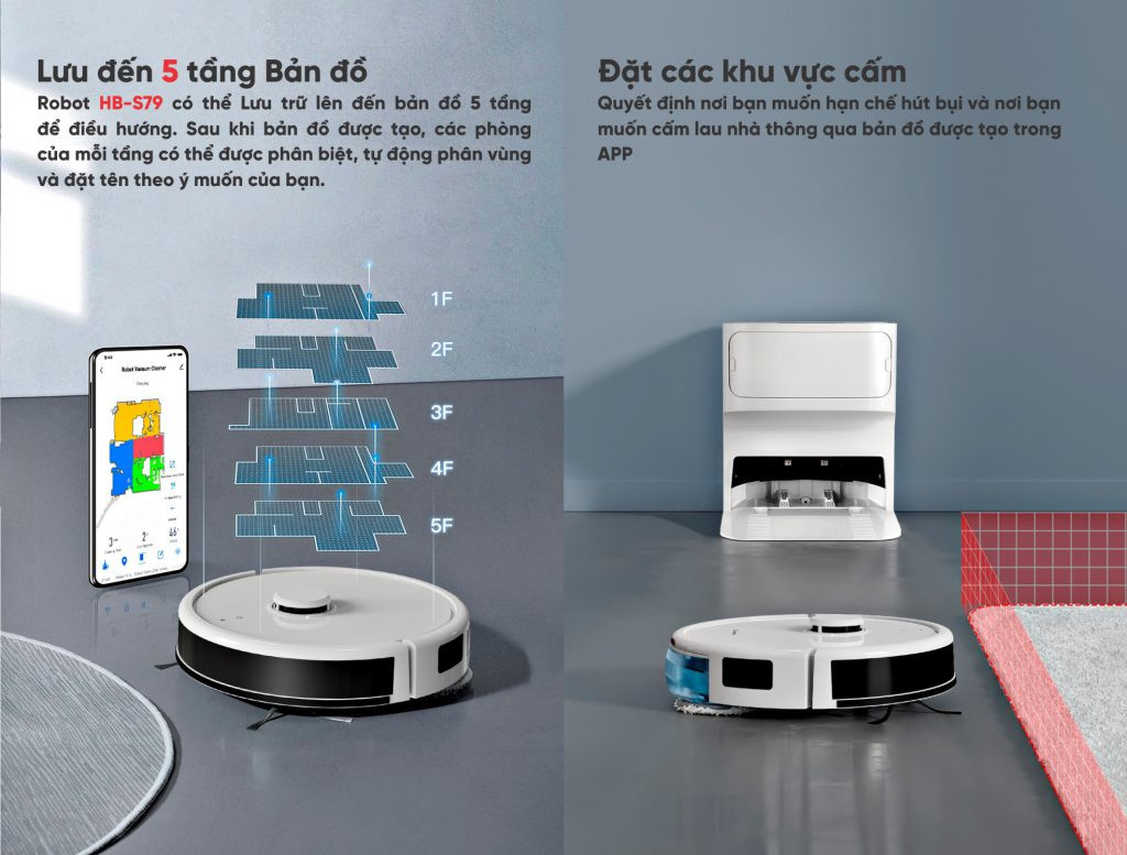 Robot lau nhà Hubert HB-S79