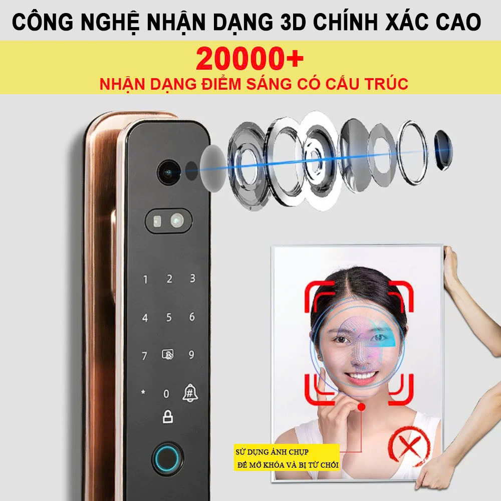 Khóa Vân Tay Cửa Gỗ AVOLOCK AL-86FRV