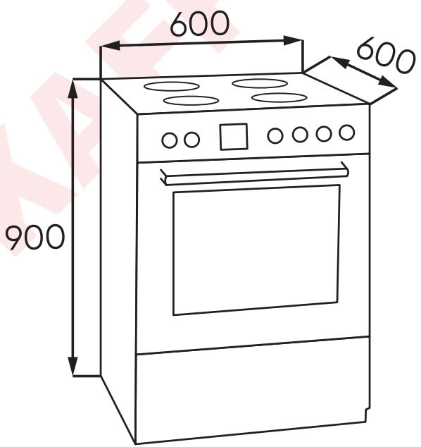 Bếp Tủ Liền Lò KAFF KF-FRT6604IN
