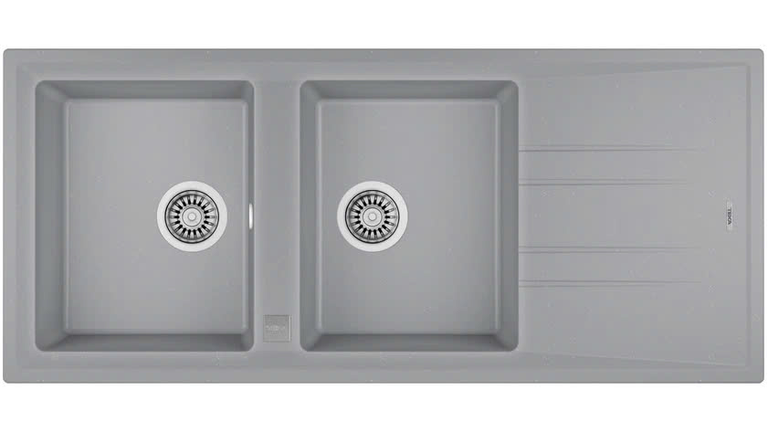 Chậu đá nhân tạo TEKA STONE 80 B-TG 2B 1D GREY