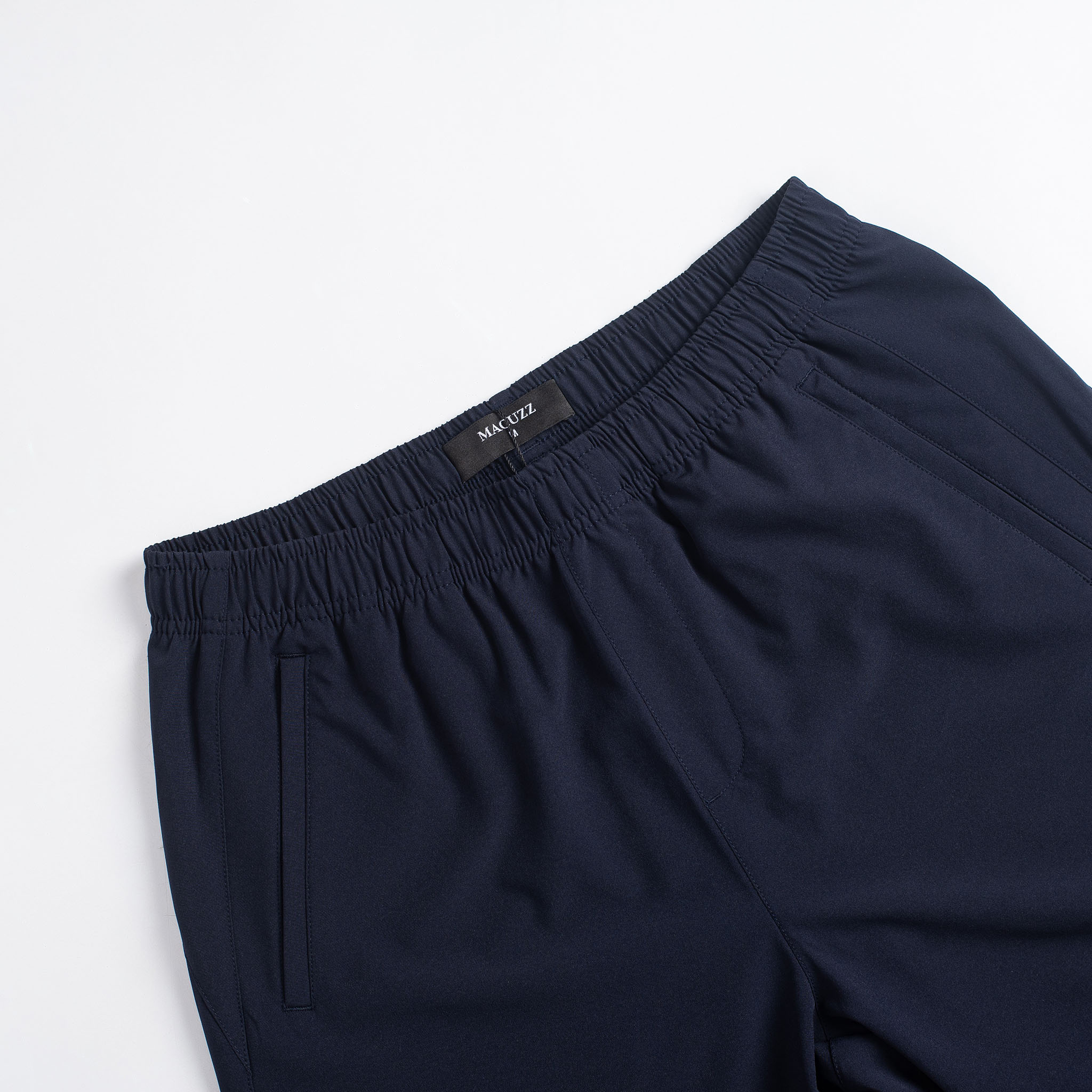 Quần Short Nam Vải Gió Thể Thao Macuzz Màu Đen Xám Chì Navy Siêu nhẹ, Siêu bền màu MQS002-122202