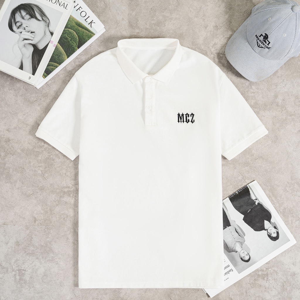 Áo Polo Unisex 2 màu Đen Trắng MACUZZ MPL023-022301
