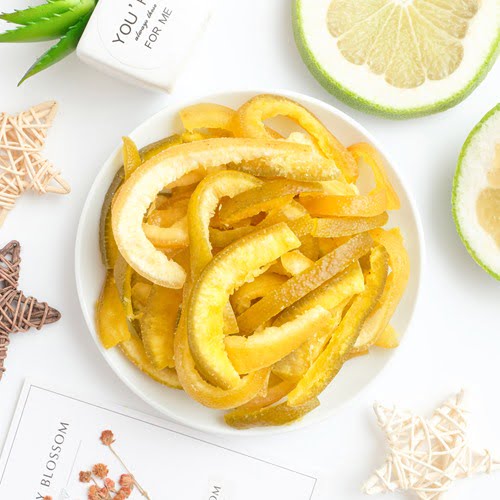 Vỏ bưởi sấy dẻo có công dụng giảm cân