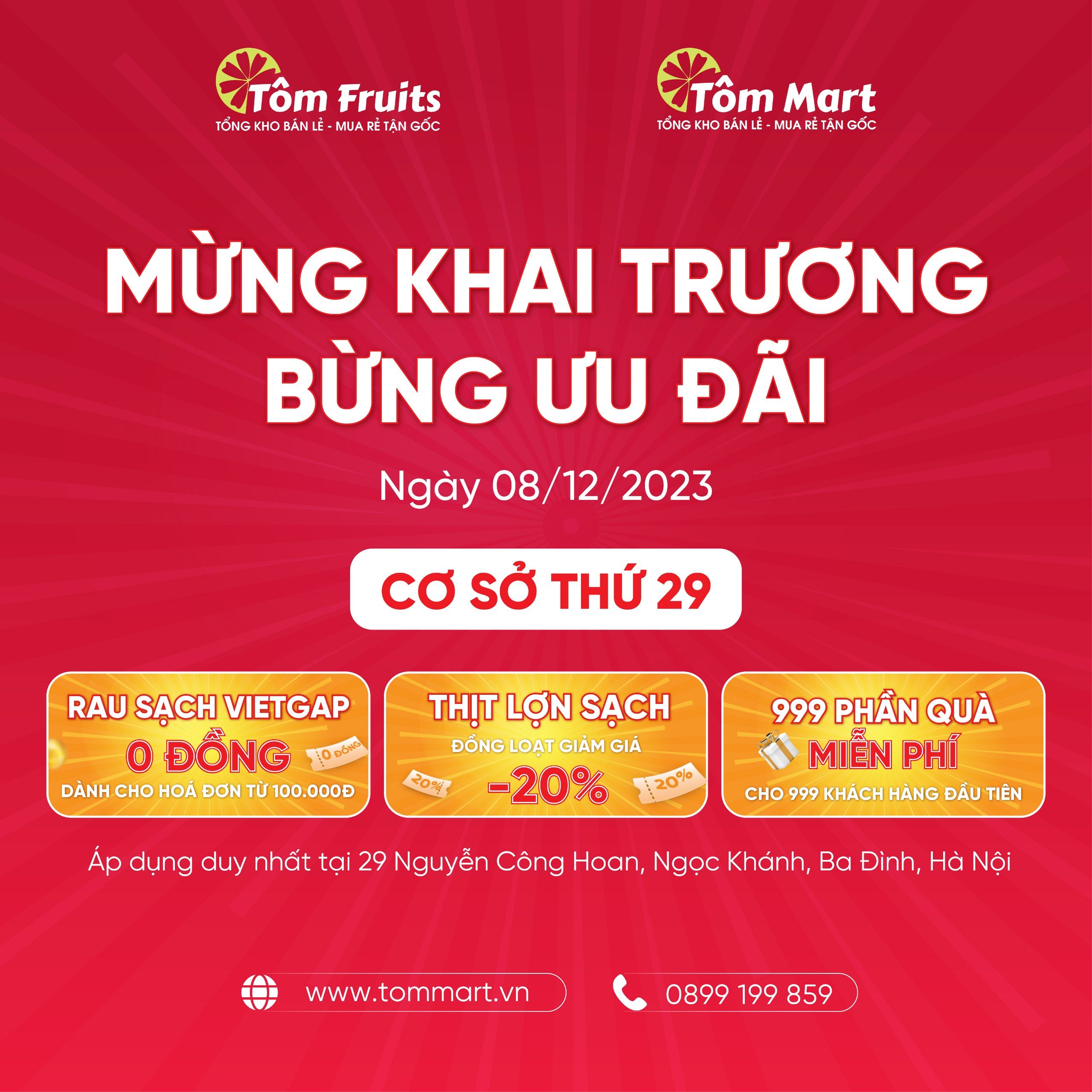 Tưng bừng khai trương cơ sở Tôm Mart thứ 29