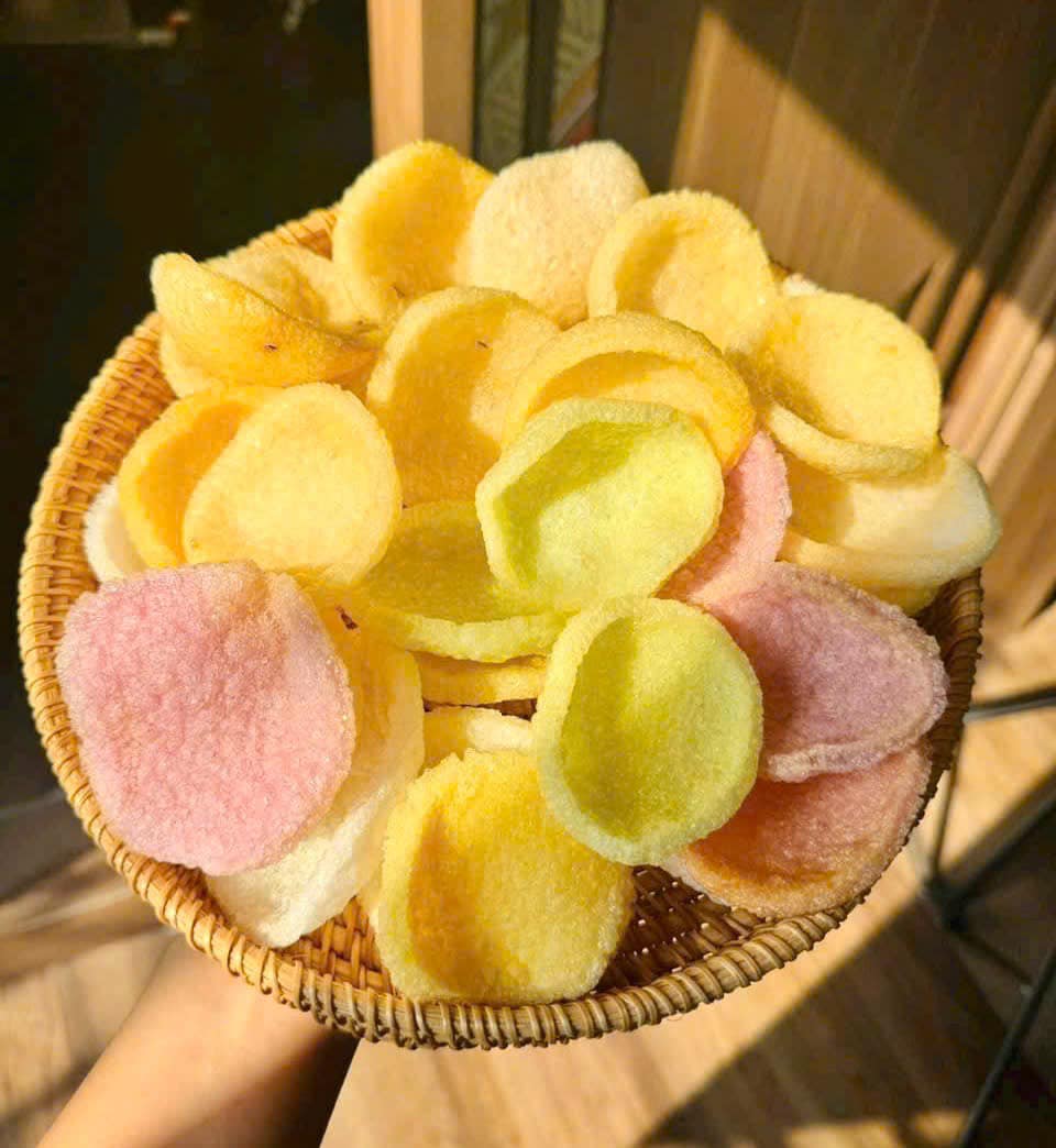 Bánh phồng tôm rau củ đặc sản Sadec 500gr (Gói) | Tổng Kho Tôm Fruits