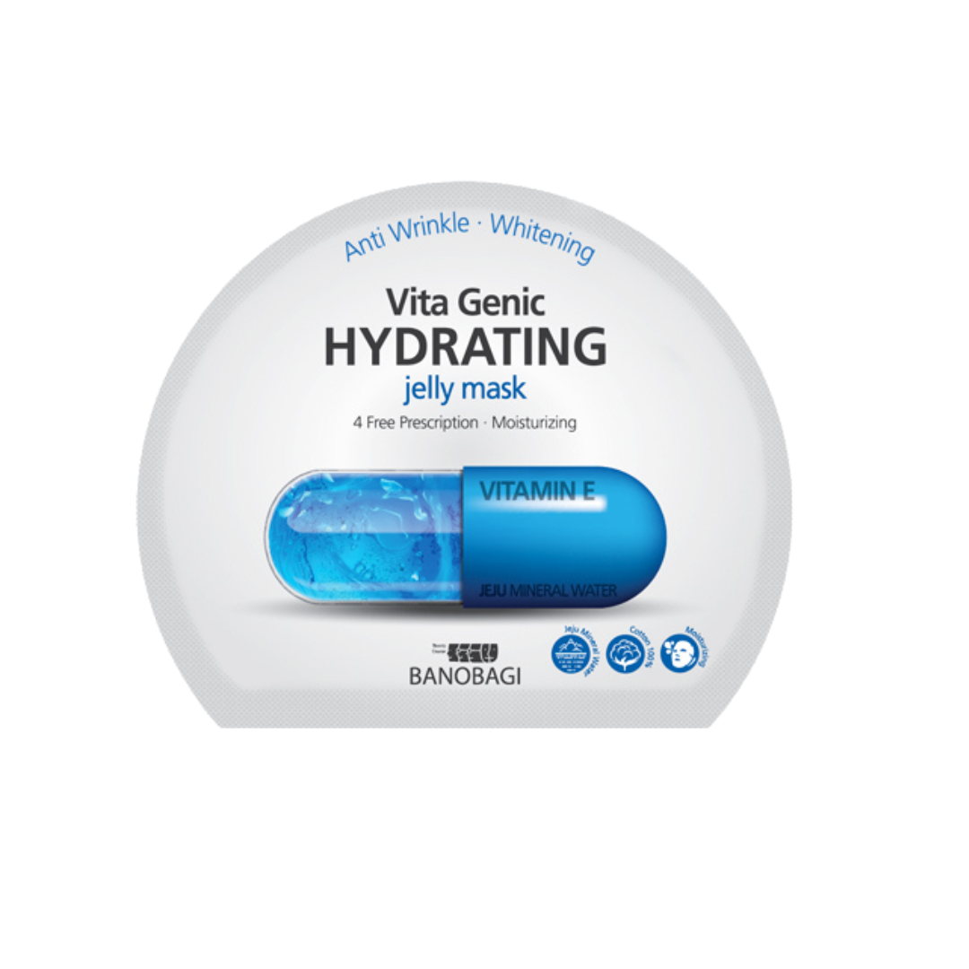 Mặt nạ Banobagi Vita Genic Jelly Mask Hydrating - Vitamin E ( xanh dương) hộp 10M (hộp) | Tổng Kho Tôm Fruits