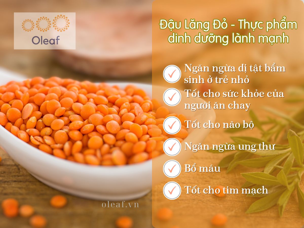 Lợi ích của đậu lăng đối với sức khỏe