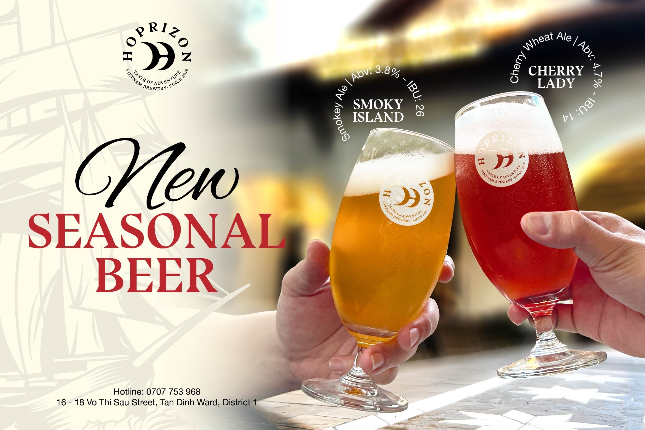 [NEW ON TAP] - CHERRY LADY & SMOKY ISLAND - THÊM LỰA CHỌN KHAI MỞ VỊ GIÁC