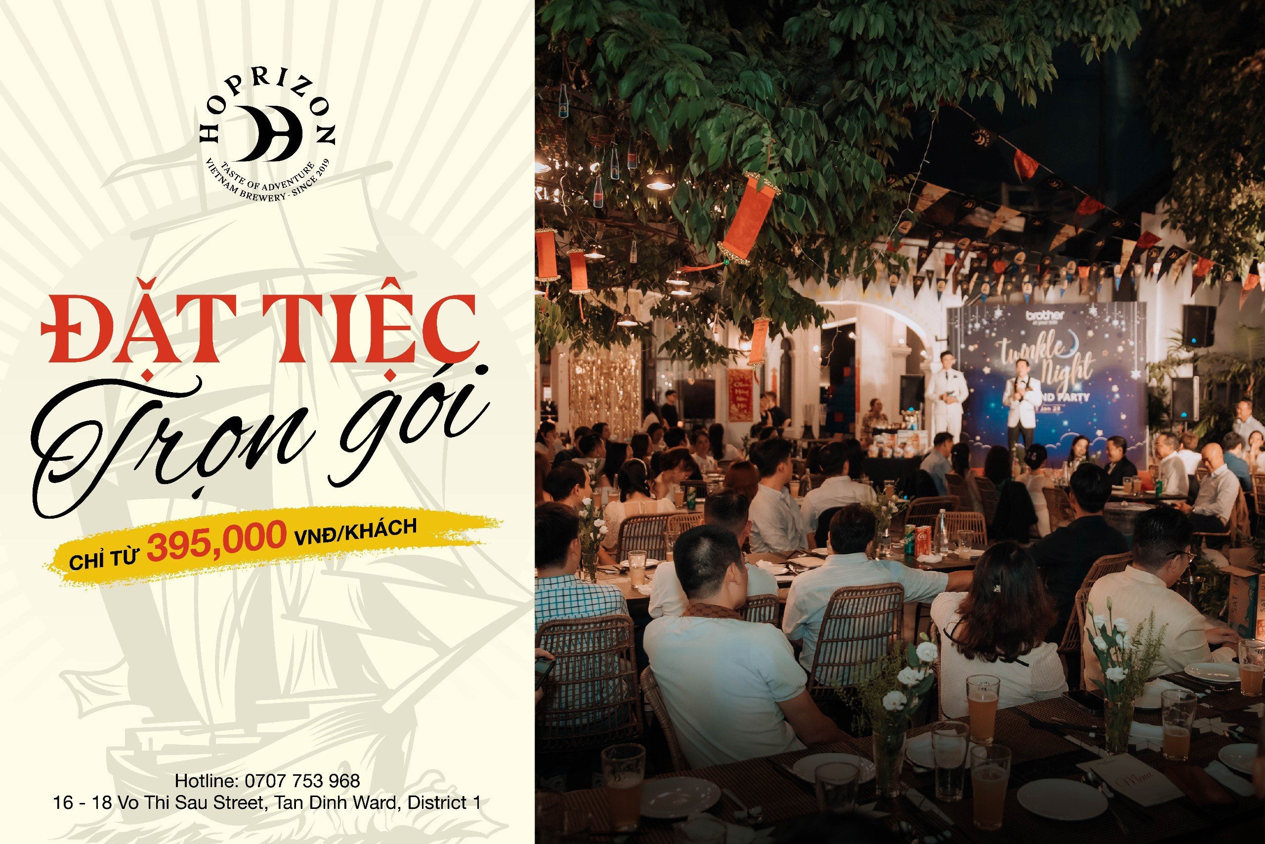 ĐẶT TIỆC TRỌN GÓI TẠI HOPRIZON CHỈ TỪ 395.000 VND‼️